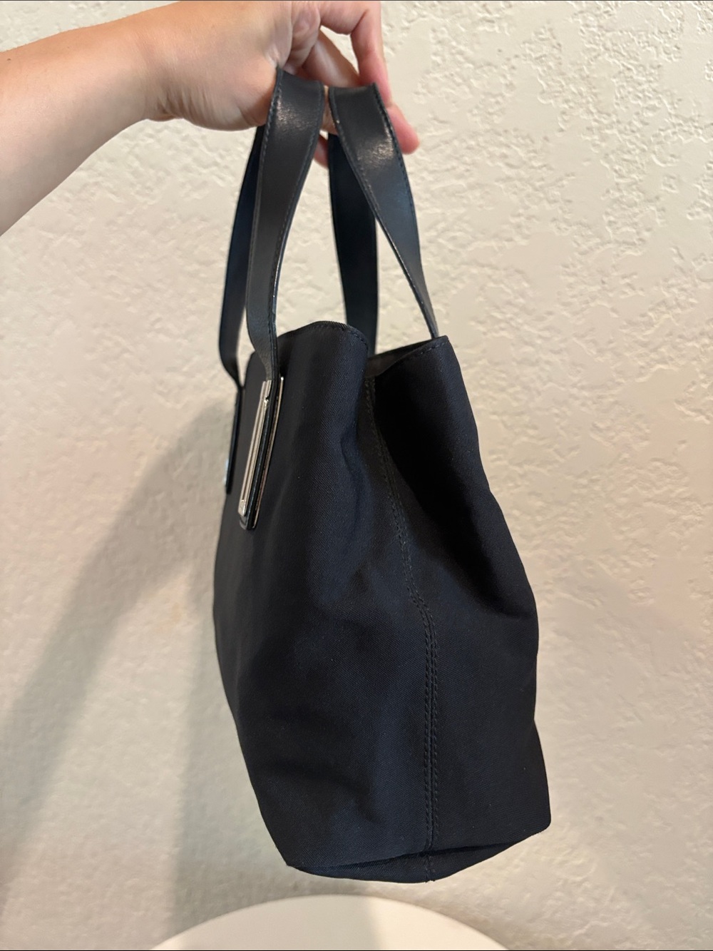 Salvatore Ferragamo Black Mini Tote Handbag - Picture 7 of 13